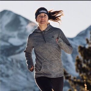 RABBIT- Run n Chill Waffle Fleece Hoodie- Size Small